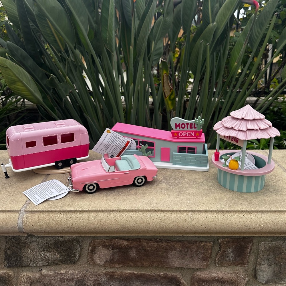 Target Palm Springs doll toy set of 4 collectible dollar spot summer